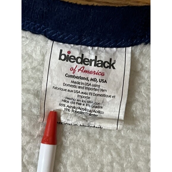 Vintage Biederlack New York Giants NFL Throw Wall Blanket 55x47" Football - Picture 8 of 10